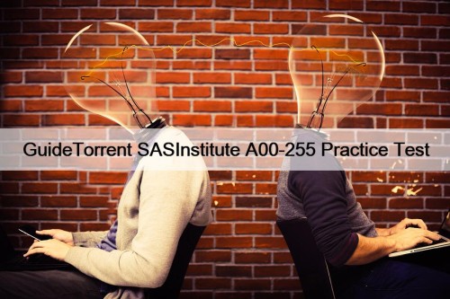 GuideTorrent SASInstitute A00-255 Practice Test
